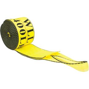 Mytee Products Winch Straps 4" x 30' Yellow Heavy Duty Tie Down w/Sewn Loop WLL# 5400 lbs | 4 Inch Cargo Control for Flatbed Truck Utility Trailer (10 Pack)