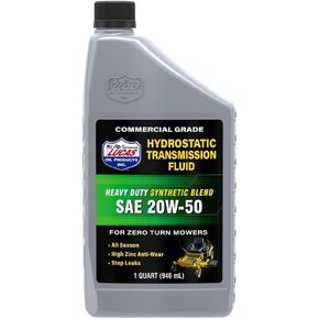 Lucas Oil 11300 Synthetic Blend SAE 20W-50 Hydrostatic Transmission Fluid - 1 Quart