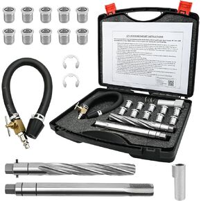 38900 Two Valve Tool Kit for ford Triton (1996-2003) 4.6L, 5.4L and 6.8 V-10 Two Valve Engine, Spark Plug Thread Repair kit, Includes 10*m14-1.25 Inserts and Thread Repair Tools, 2-Year Warranty