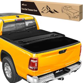Nilight Soft Roll Up Truck Bed Tonneau Cover متوافق مع Ram 1500 2009 2010 2011 2012 2013 2014 2015 2016 2017 2018،6.4ft غطاء سرير الشاحنة بدون Rambox