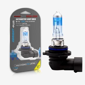 ALKOREY-9006 HB4 12V 55W Car Headlight Bulb,Auto Halogen Lamp,4000K Super White Blue Light,Automotive Fog Light,1 Pack