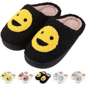 Kids Slippers丨Boys Girls Soft Plush Comfy Warm House Slippers丨Winter Indoor Outdoor Non-slip Fuzzy Flat Slides丨Slip-on Shoes