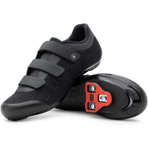 Tommaso Strada Mens Peloton Shoes with Pre-Installed Delta Cleats—Cycling Shoes for Men's—Cycling Shoes Delta Compatible—Indoor Cycling Shoes for Men—Cycling Road Bike Shoes—Spin Shoes Size US 11