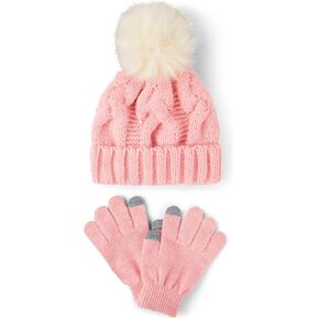 The Children's Place girls Winter Hat and Mittens Cold Weather Set