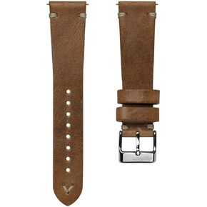 Vintage Simple Handmade Certified Genuine Italian Leather Replacement Watch Strap. Stylish and Durable Mens Wristwatch Strap. Simple double stitching. Easy to fit