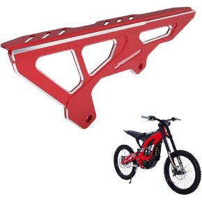 JFG RACING Sur Ron Chain Guards,Dirt Bike Chain Guard Protector Protection Cover CNC for Surron Sur Ron Light Bee S/X Segway X260/X160 Electric Bike EBike Red