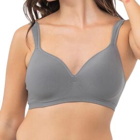 Underoutfit Perfect Neckline Bra - Everyday Wireless Bra - Comfy Women's Bra Without Underwire