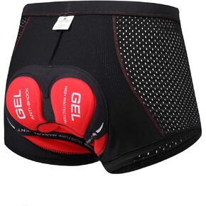 Men's Cycling 3D Padded Gel Bike Compression Shorts Underwear