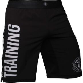 Hardcore Training Men's Shorts Fitness Gym Running Workout Cycling Hiking with Pockets Activewear Black