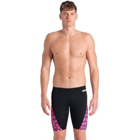 ARENA Men's Performance Leopard Skin Limited Edition Printed Swim Jammer