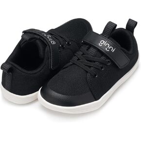 GINNI Little Big Kids Wide Barefoot Shoes Boys Girls Walking Shoes Minimalist Sneakers Lightweight Breathable Girls Wide Toe Box Shoes Zero Drop Sole Naturally Splay Kids Barefoot Running Shoes