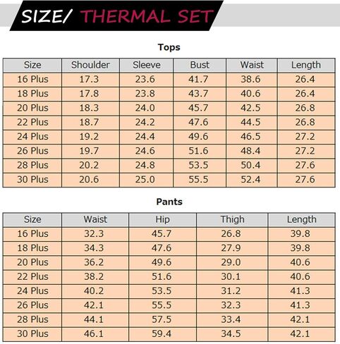 IN'VOLAND Women’s Plus Size Thermal Long Johns Sets Fleece Lined 2 Pcs Underwear Top & Bottom Pajama Set in Saudi Arabia