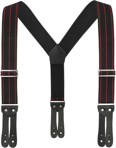 Welch WK-38 2" Y-back Work Button-on Suspender with Black Tuff Stuff Webbing in Saudi Arabia