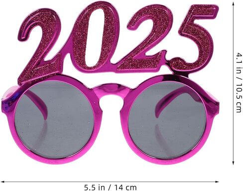 نظارات BestOYARD 2025 للعام الجديد، 8 قطع 2025 نظارات شمسية برقم لامع، نظارات ليلة رأس السنة السعيدة، فئة 2025، نظارات شمسية للتخرج، نظارات مضحكة لحفلات الهالوين وعيد الميلاد in Kuwait