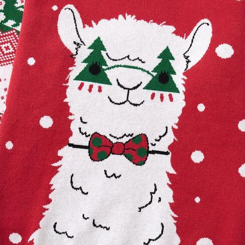 سترة عيد الميلاد القبيحة للفتيات والأطفال، بلوفر شتوي محبوك مضحك لعيد الميلاد بأكمام طويلة من 7 إلى 14 عامًا in Kuwait