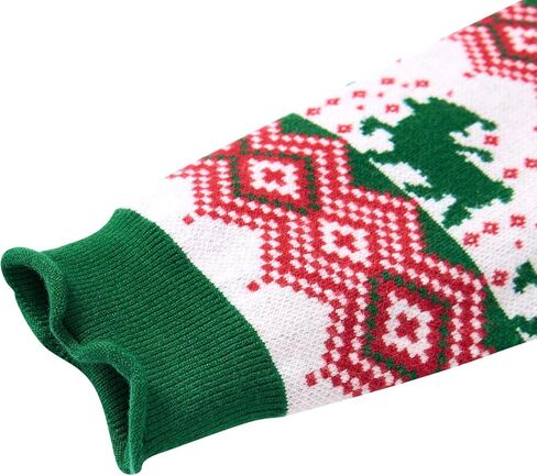 سترة عيد الميلاد القبيحة للفتيات والأطفال، بلوفر شتوي محبوك مضحك لعيد الميلاد بأكمام طويلة من 7 إلى 14 عامًا in Kuwait