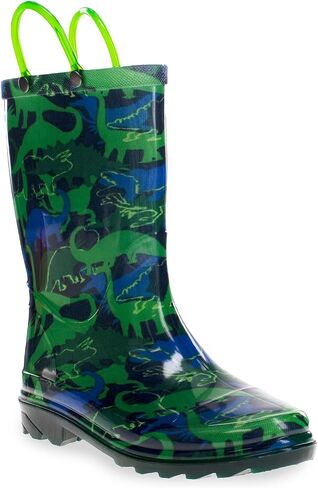 Western Chief Unisex-Child Kids Light Up Waterproof Rainboots with Handles for Easy on & Off Rain Boot in Saudi Arabia