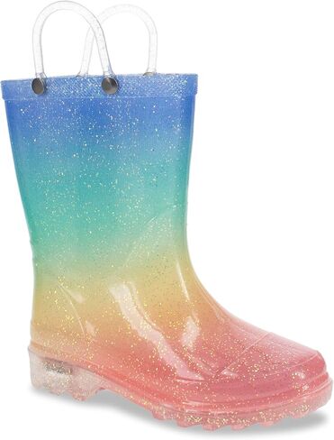 Western Chief Unisex-Child Kids Light Up Waterproof Rainboots with Handles for Easy on & Off Rain Boot in Saudi Arabia