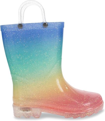 Western Chief Unisex-Child Kids Light Up Waterproof Rainboots with Handles for Easy on & Off Rain Boot in Saudi Arabia