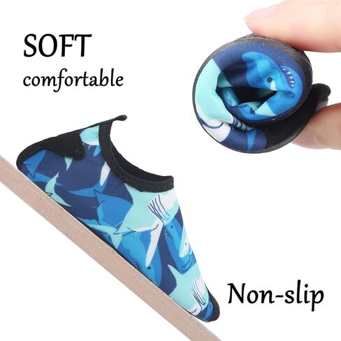 أحذية مائية للأطفال من حريش شيطان للفتيات والأولاد في الهواء الطلق سريعة الجفاف حافي القدمين جوارب مائية للرياضة على الشاطئ وحمام السباحة وركوب الأمواج in Kuwait