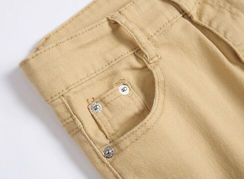 Boy's Stylish Moto Biker Ripped Distressed Skinny Fit Stretch Fashion Denim Jeans in Saudi Arabia