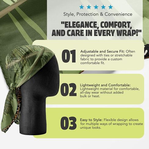 Pardon My Fro Hair Wrap - Multi Purpose Fashion Head Wrap - Ziggy in Saudi Arabia