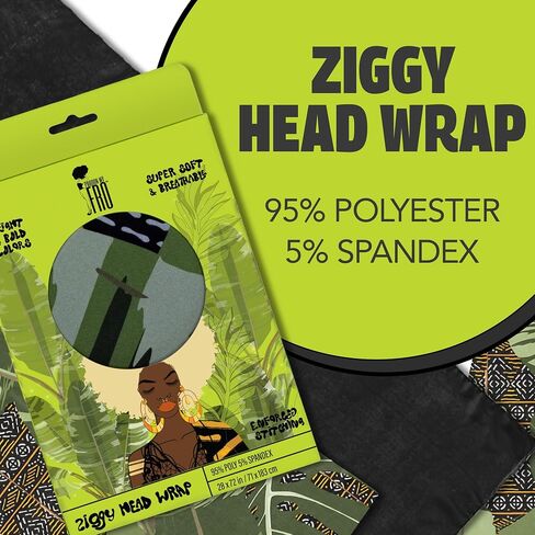Pardon My Fro Hair Wrap - Multi Purpose Fashion Head Wrap - Ziggy in Saudi Arabia