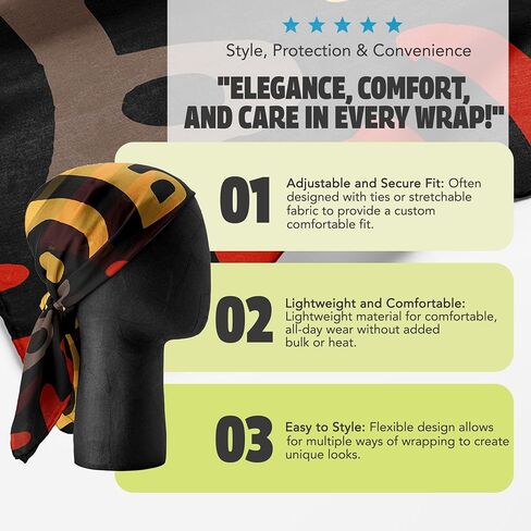 Pardon My Fro Hair Wrap - Multi Purpose Fashion Head Wrap - Ziggy in Saudi Arabia
