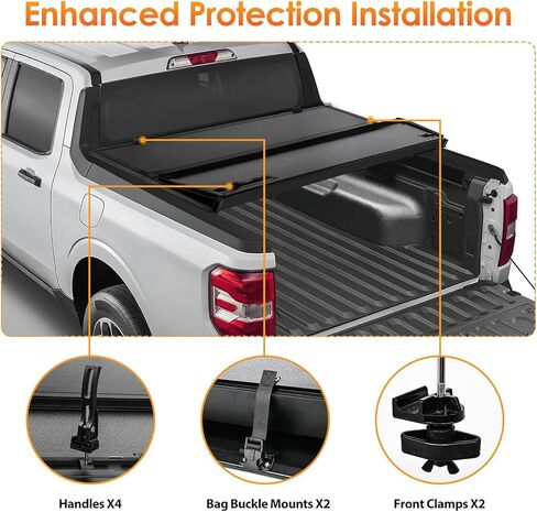 Nilight Soft Roll Up Truck Bed Tonneau Cover Compatible with Ram 1500 2009 2010 2011 2012 2013 2014 2015 2016 2017 2018,6.4ft Truck Bed Cover Without Rambox in Saudi Arabia