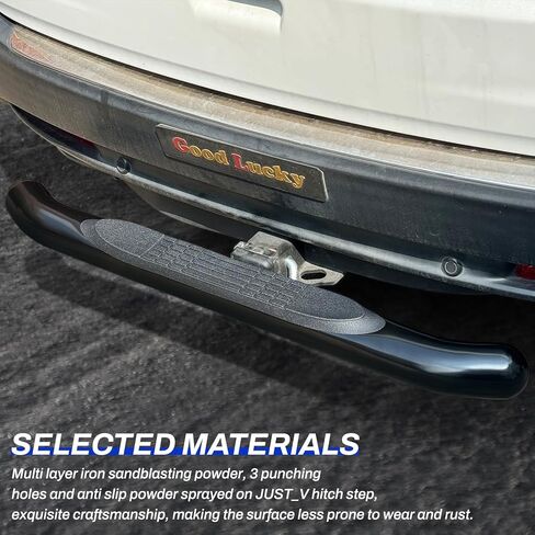 JUST_V خطوة وصلة قطر - خطوة وصلة مقطورة غير قابلة للانزلاق، مستقبل وصلة قطر عالمي 3 بوصة للشاحنة، سيارات الدفع الرباعي، الالتقاط، التخييم، الشاحنة، خطوة عثرة لوصلة المقطورة مع ملحق وصلة القفل in Kuwait