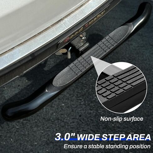 JUST_V خطوة وصلة قطر - خطوة وصلة مقطورة غير قابلة للانزلاق، مستقبل وصلة قطر عالمي 3 بوصة للشاحنة، سيارات الدفع الرباعي، الالتقاط، التخييم، الشاحنة، خطوة عثرة لوصلة المقطورة مع ملحق وصلة القفل in Kuwait