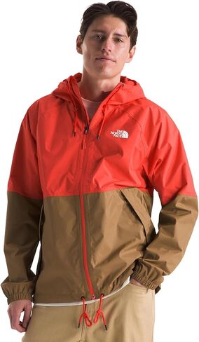 THE NORTH FACE Men's Waterproof Antora Rain Hoodie Jacket (Standard and Big Size), Optic Emerald Generative Camo Print, Medium in Saudi Arabia