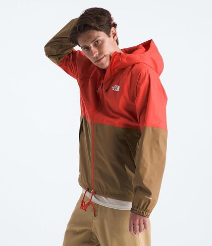 THE NORTH FACE Men's Waterproof Antora Rain Hoodie Jacket (Standard and Big Size), Optic Emerald Generative Camo Print, Medium in Saudi Arabia