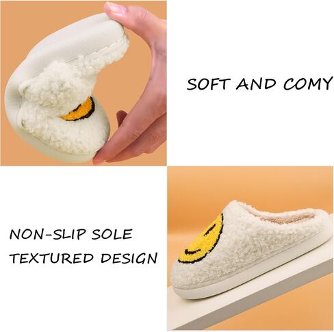 Kids Slippers丨Boys Girls Soft Plush Comfy Warm House Slippers丨Winter Indoor Outdoor Non-slip Fuzzy Flat Slides丨Slip-on Shoes in Saudi Arabia