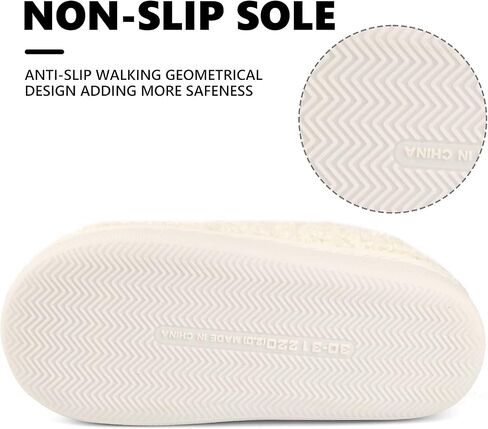 Kids Slippers丨Boys Girls Soft Plush Comfy Warm House Slippers丨Winter Indoor Outdoor Non-slip Fuzzy Flat Slides丨Slip-on Shoes in Saudi Arabia