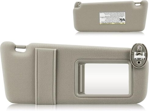 واقي من الشمس مع ضوء لسيارة Toyota Venza 2009-2016 مع فتحة سقف، بديل حاجب الشمس باللون البيج من الجانب الأيسر للسائق 74320-0T021-A1 in Kuwait