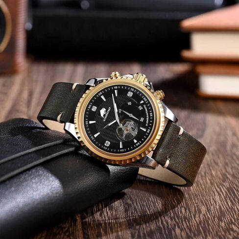 BSIONSTRAP Antique Watch Bands for Men, Italian Leather, Quick Release Watch Straps, Compatible with Watch Lug Width 18mm 20mm 22mm in Kuwait