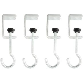 Lilaly 4 Pcs Desk Hook Bag Hooks Desk Organizer Purse Hanger for Table Under Desk Storage & Headphone Hanger
