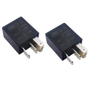 2 PCS JD1914-12V-30A 5-Pin SPDT Relay Set - Heavy-Duty 12V 30A Automotive Relays for Enhanced Reliability