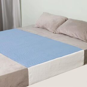 OUTCREATOR® Saddle Style Bed Pad with Tuck-in Sides, Absorbent Waterproof Washable and Reusable Incontinence Underpad,Premium Quilted Tuckable Mattress Protector for Adult, Toddler,Pet(34"X60",Gray)