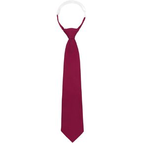 Boys Tie Pre-tied Kids Tie, Boy Tie Adjustable Boys Black Tie for Wedding Graduation School Cosplay Uniforms