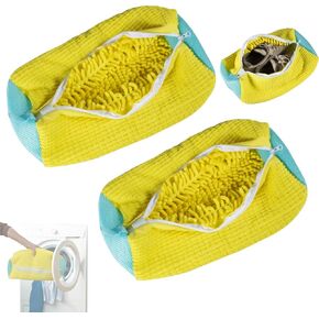 Shoe Washing Machine Bag, Sneaker Cleaning Bags for Washer and Dryer, Reusable Shoe Laundry Bag 2PCS for All Shoes