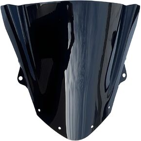 Wind Block Deflector Windshield Double Bubble Windscreen Compatible with Kawasaki Ninja ZX6R ZX636 2009-2022 ZX10R 2008-2010, RTF34F