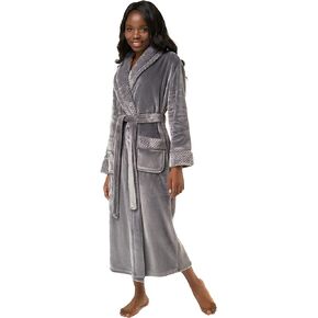 Turquaz Plush Robes For Women, Soft Warm Fleece Bathrobe for Women