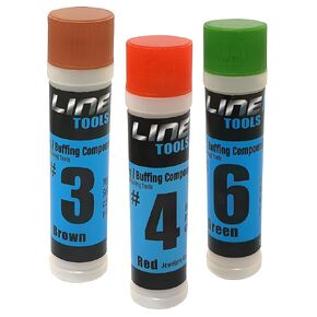 LINE10 Tools Buffing and Polishing Compound for Metal, Set of 6