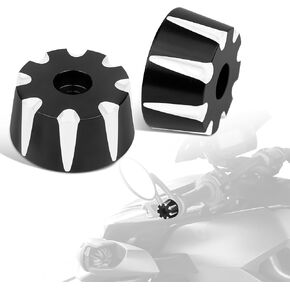 Aluminum Weighted Handlebar End Caps for the Can-Am Ryker 600 900 / Rally Edition (2015-2025), Sport（2022-2025）| Handlebar Ends Weight Balance Plug Black