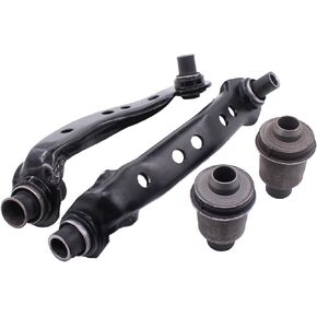 NewYall Front Left and Right Suspension Subframe Crossmember Bushing and Arm Set for Nissan Versa 1.6L/1.8L 2007-2012