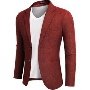 COOFANDY Men's Blazer Casual Slim Fit Sport Coats Two Button Lightweight Suit Jacket