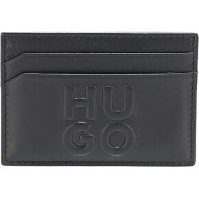 HUGO Stacked Logo Card Case, Black Currant, PCE.