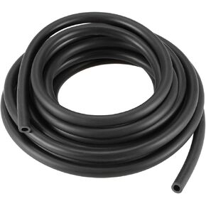 DMiotech 3/16" x 5/16" 13ft Black Rubber Lubricant Tubing Oil Resistant Plastic Tubing for Oil Hose, Water Tube, 5mm x 8mm